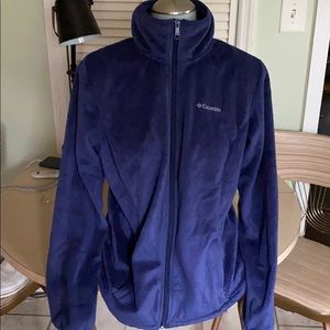 Columbia Royal Navy full zip fuzzy Jacket